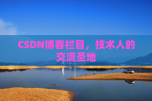 CSDN博客栏目，技术人的交流圣地